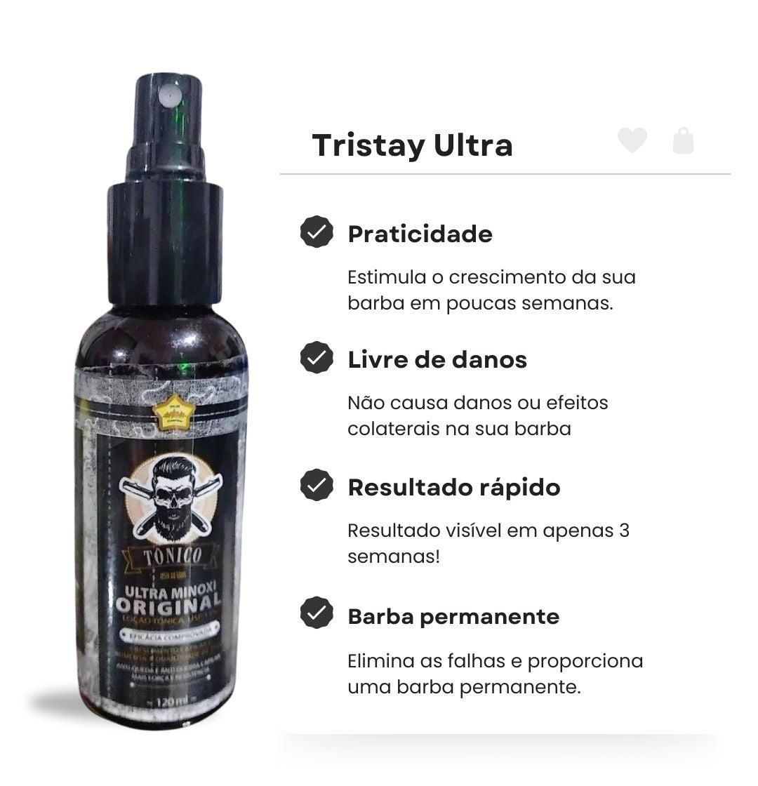 Tristay - Barba grande 3x mais rápido!