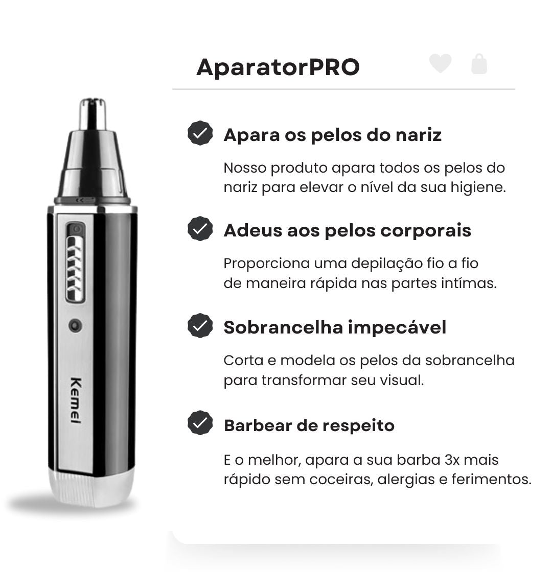 AparatorPRO 4 em 1 - Tudo em um só aparador!